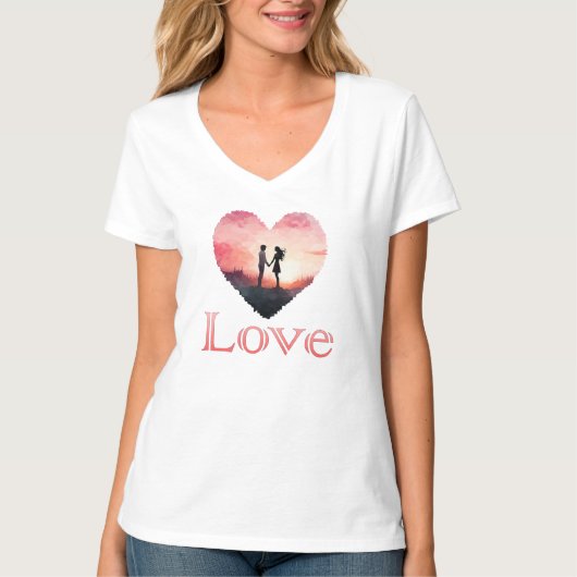 De dageraad van een nieuwe Liefde T-shirt (Voorkant)