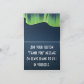 De Dageraad van Wonderlad van de winter dankt u Bedankkaart (Binnen)