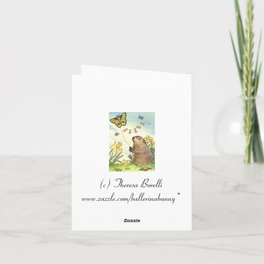 De dagkaart van Groundhog Kaart (Achterkant)