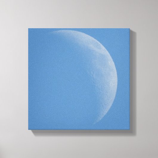 De Dagmaan, Maan Fotografie Kunst Canvasprint Canvas Afdruk (Voorkant)