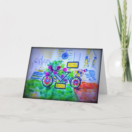 De dagviering van Bastille Kaart (Voorkant)