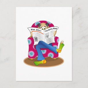 De Daily Blah. Briefkaart