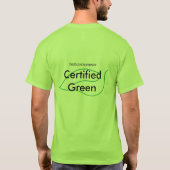 De Daily Californian Certified Green T-shirt (Achterkant)
