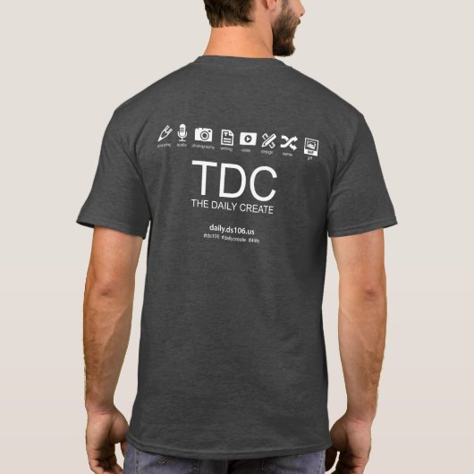 De Daily Creëer Summer 2017 T-Shirt (Achterkant)