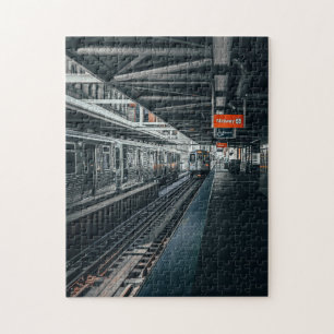 De Daily Jigzaag Puzzle/Subway Train Jigzaag Puzzl Legpuzzel