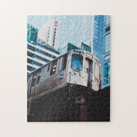 De Daily Jigzaag Puzzle/Subway Train Jigzaag Puzzl Legpuzzel (Verticaal)