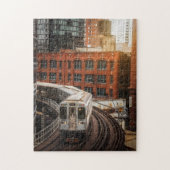 De Daily Jigzaag Puzzle/Subway Train Jigzaag Puzzl Legpuzzel (Verticaal)