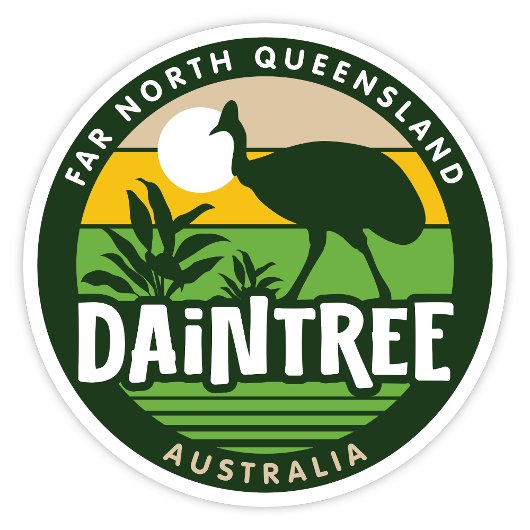 De Daintree, de Sticker van Far North Queensland