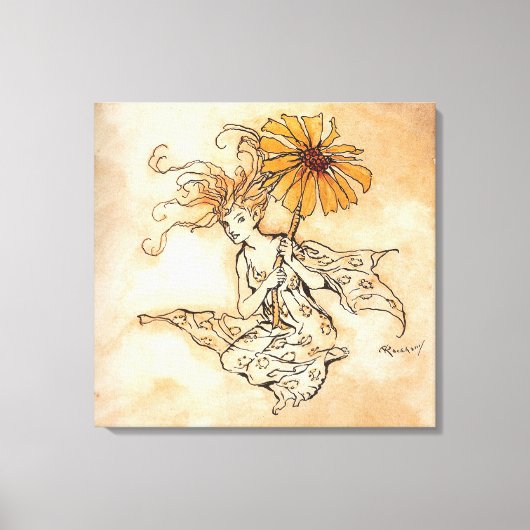De Daisy Fairy Canvas Afdruk (Voorkant)