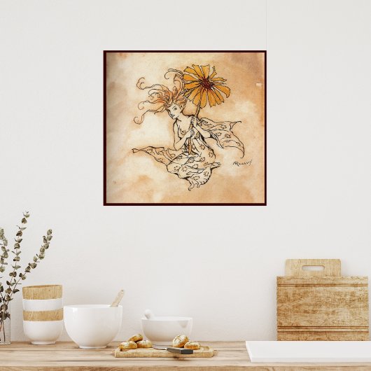 De Daisy Fairy - Poster (Keuken)