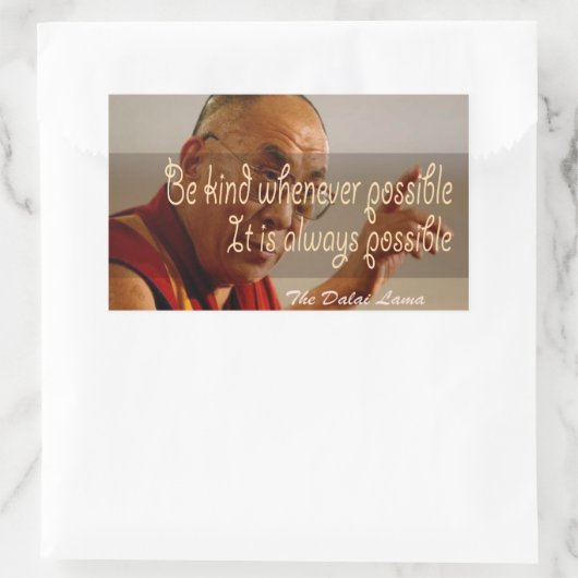 De Dalai Lama Sticker (Tas)