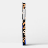 De dalende aantallen abstracte achtergrond. Abstra Case-Mate iPhone Case (Achterkant / Links)