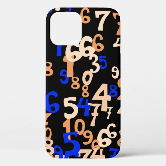 De dalende aantallen abstracte achtergrond. Abstra Case-Mate iPhone Case (Achterkant)