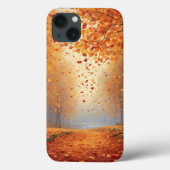 De dalende bladeren scène Case-Mate iPhone case (Achterkant)