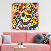 De Dali-ervaring voor de helft van de prijs Canvas Afdruk (Insitu (Woonkamer))