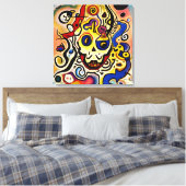 De Dali-ervaring voor de helft van de prijs Canvas Afdruk (Insitu (Slaapkamer))