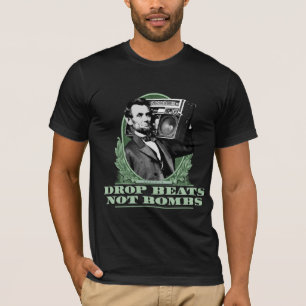 De daling slaat geen Bombs Abe Lincoln Citaat T-shirt
