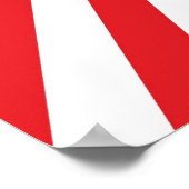 De daling slaat Originele Druk Poster (Hoek)