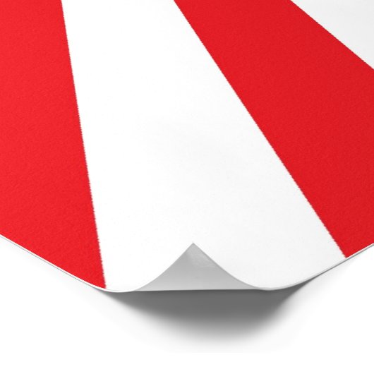 De daling slaat Originele Druk Poster (Hoek)