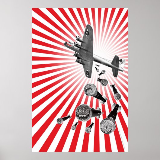 De daling slaat Originele Druk Poster (Voorkant)