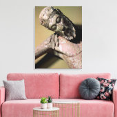 De daling van het kruis, 12e eeuw (polychro) canvas afdruk (Insitu (Woonkamer))