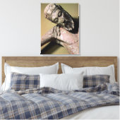 De daling van het kruis, 12e eeuw (polychro) canvas afdruk (Insitu (Slaapkamer))