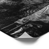 De daling van het kruis met een Torch, 1654 Poster (Hoek)