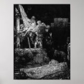 De daling van het kruis met een Torch, 1654 Poster (Voorkant)