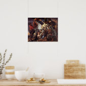 De daling van het Kruis Poster (Keuken)