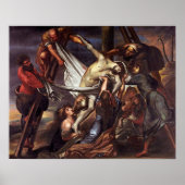 De daling van het Kruis Poster (Voorkant)
