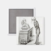 De daling van het Man Magneet (Voorkant / Achterkant)