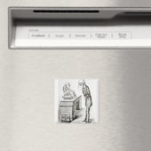 De daling van het Man Magneet (Insitu (Vaatwasser))