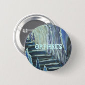 De daling van Orpheus Ronde Button 5,7 Cm (Voorkant /achterkant)