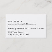 De Dalingen van het water op Rode Daylilies Foto, Visitekaartje (Achterkant)