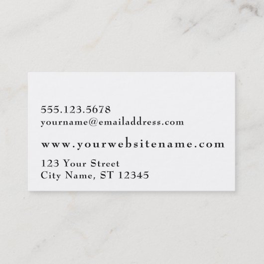 De Dalingen van het water op Rode Daylilies Foto, Visitekaartje (Achterkant)