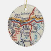 De Dalles OF  Kaart Keramisch Ornament (Links)