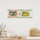 De Dalles, Oregon - Merrimac White Cherries Poster (Keuken)