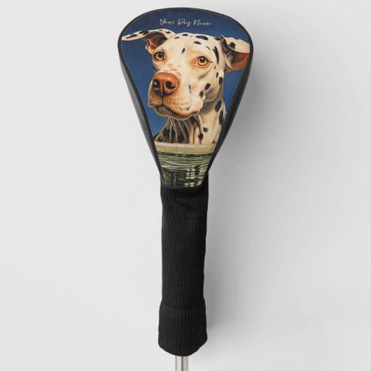 De Dalmatische Hond 001 - Odessa Leyendecker Golfheadcover (Voorkant)
