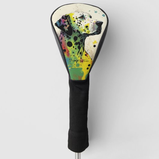 De Dalmatische hond - Samenstelling 004 Golfheadcover (Voorkant)