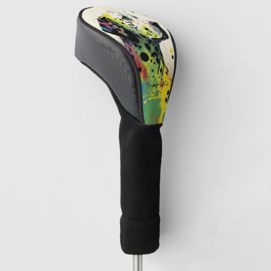 De Dalmatische hond - Samenstelling 004 Golfheadcover (Schuin)