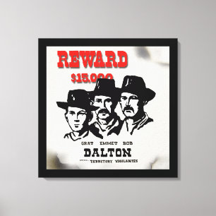De Dalton Gang Canvas Afdruk
