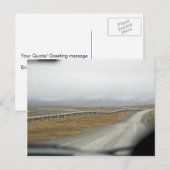 De Dalton Highway rijden Briefkaart (Voorkant / Achterkant)