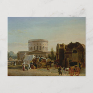 De dam bij La Villette Briefkaart