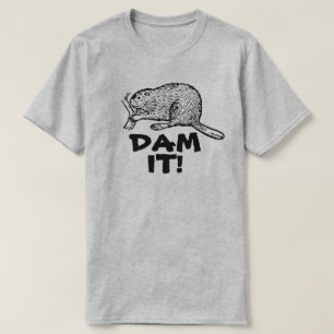 DE DAM VAN DE BEVER HET! T-SHIRT