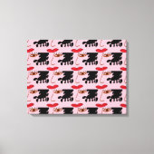 De dame canvas afdruk (Voorkant)