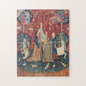 De Dame en de Eenhoorn, Gehoor Legpuzzel (Verticaal)