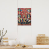 De Dame en de Eenhoorn, Reuk Poster (Keuken)