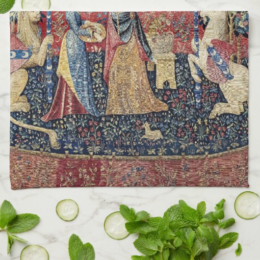 De Dame en de Eenhoorn, Reuk Theedoek (Gevouwen)