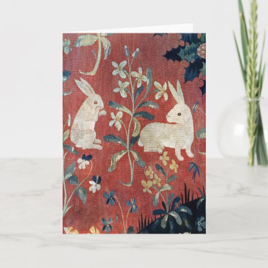 De dame en de Eenhoorn: 'Taste Kaart (Voorkant)