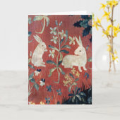 De dame en de Eenhoorn: 'Taste Kaart (Gele Bloem)